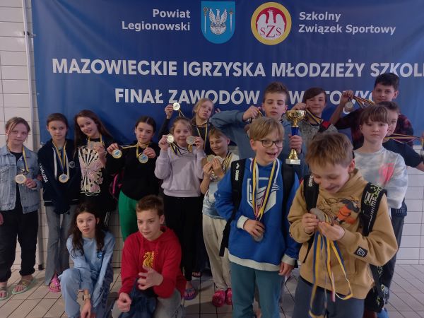 Ikona do artykułu: Mistrzostwa Powiatu Legionowskiego w pływaniu w kategorii „dzieci”